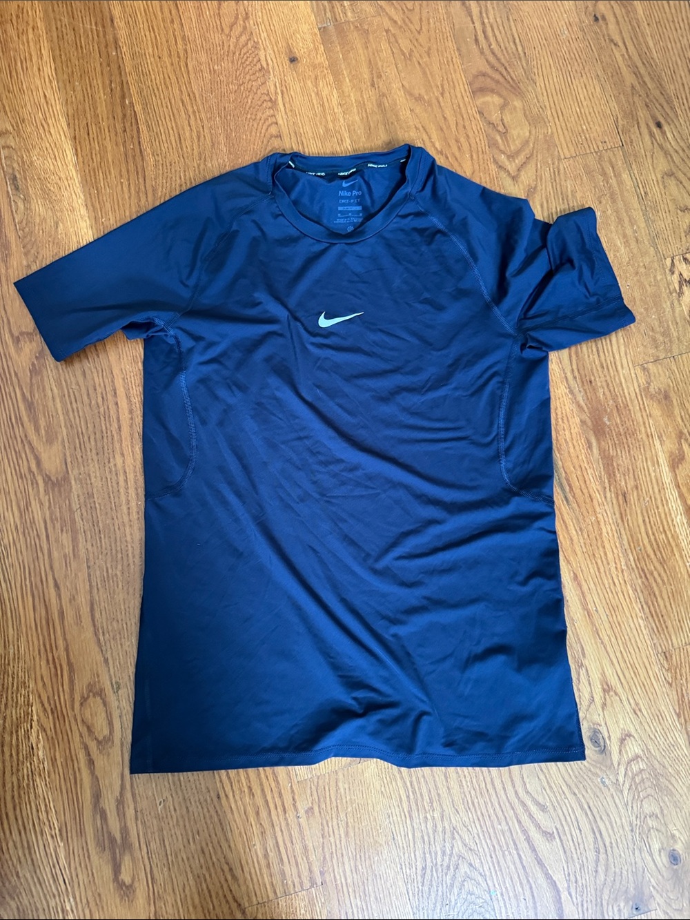 Nike Men’s Short Sleeve Athletic Tee — Royal Blue with White Swoosh